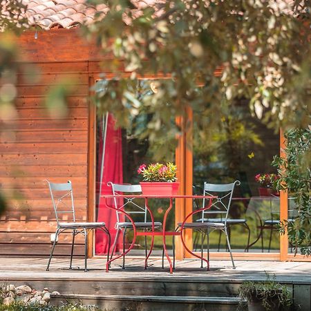 Chambre D'Hotes Neptune Wood Arzens Exterior foto