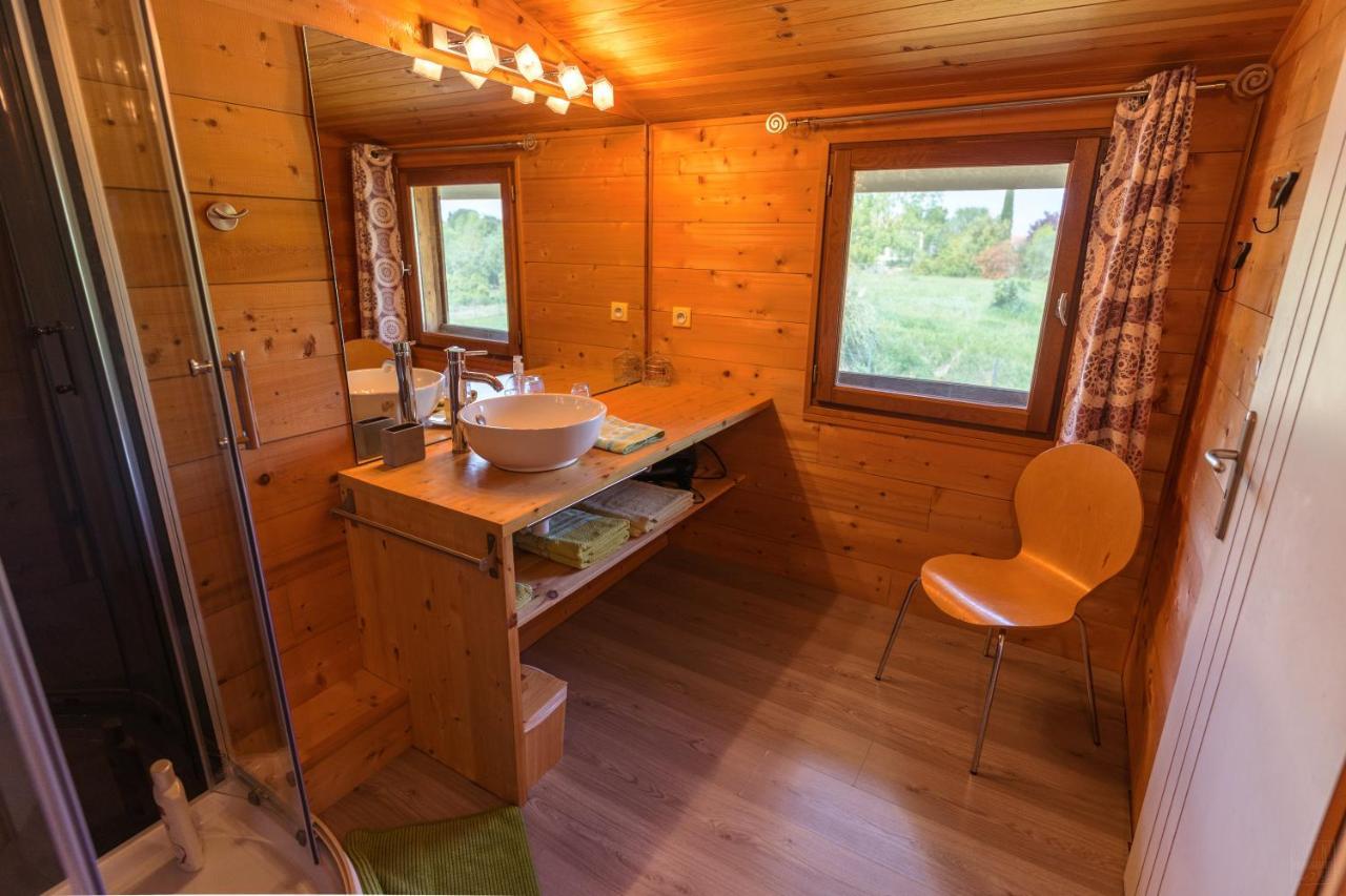 Chambre D'Hotes Neptune Wood Arzens Exterior foto