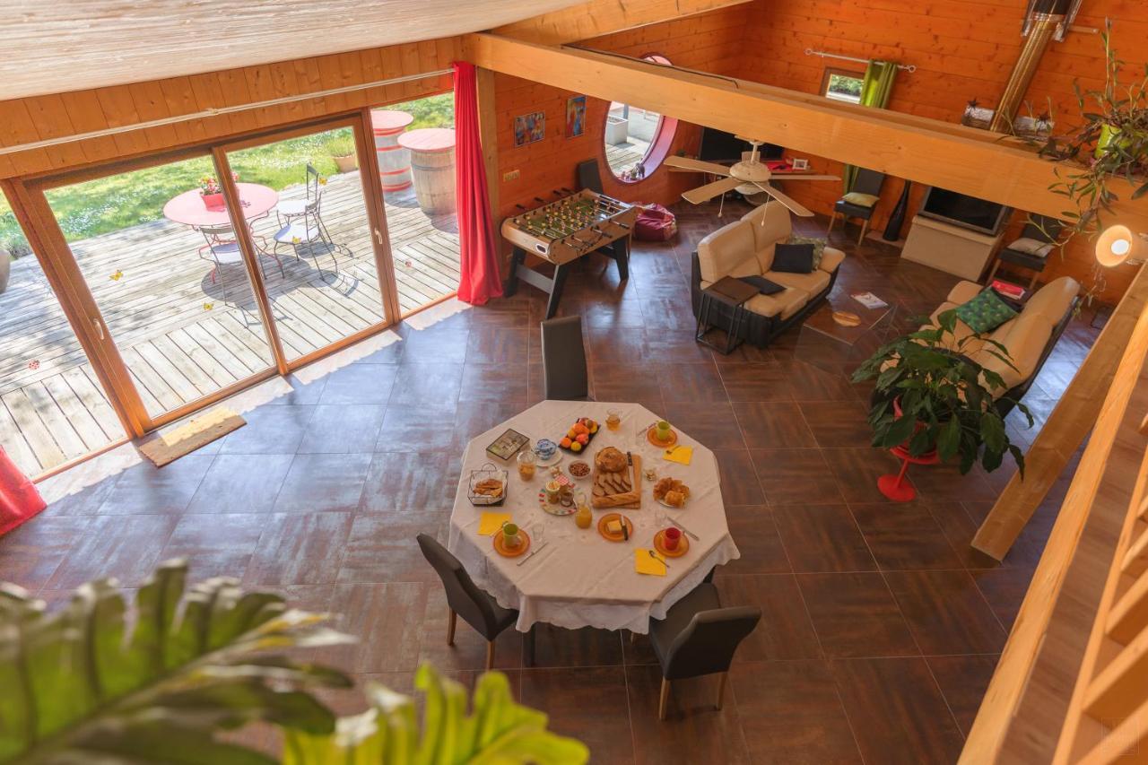Chambre D'Hotes Neptune Wood Arzens Exterior foto